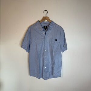 Bing Sky Blue Casual Shirt with Logo Pocket